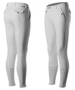 Horze Men's Grand Prix Full Seat Breeches, Silicone Grip, 36261 -Outlet Horze Store 1536152