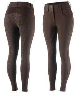 Horze Women's Mia Thermo Silicone Full Seat Breeches, 36053 -Outlet Horze Store 1536326