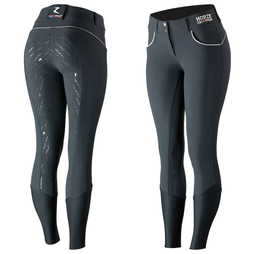 Horze Women's Nordic Performance Full Seat Breeches, Silicone Grip, 36234 7 Horze Women's Nordic Performance Full Seat Breeches, Silicone Grip, 36234 - Image 5