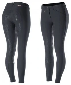 Horze Women's Grand Prix Full Seat Breeches, Silicone Grip, 36291 -Outlet Horze Store 1536441