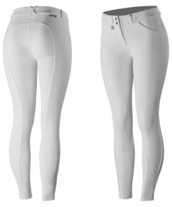Horze Women's Grand Prix Full Seat Breeches, Silicone Grip, 36291 -Outlet Horze Store 1536448