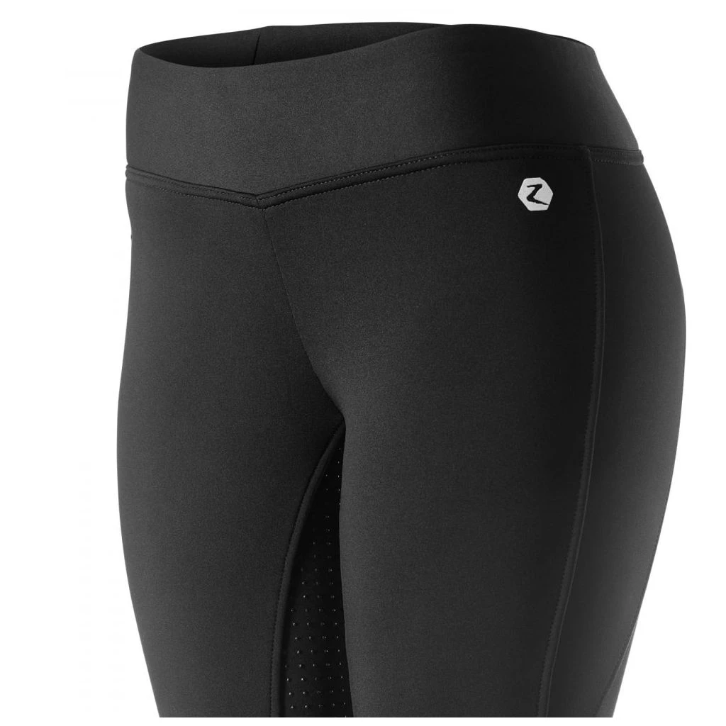Horze Women's Active Winter Full Seat Tights, Silicone Grip, 36610 4 Horze Women's Active Winter Full Seat Tights, Silicone Grip, 36610 - Image 2