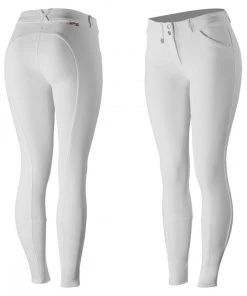 Horze Women's Grand Prix Knee Patch Breeches, Silicone Patches -Outlet Horze Store 1536577