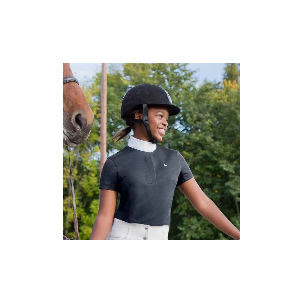 Horze Women's Blaire Show Sun Shirt, Short-Sleeved 8 Horze Women's Blaire Show Sun Shirt, Short-Sleeved - Image 6