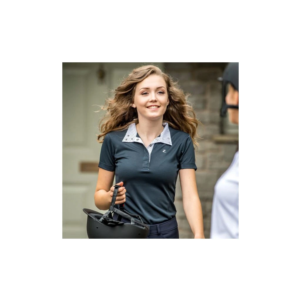 Horze Women's Blaire Show Sun Shirt, Short-Sleeved 9 Horze Women's Blaire Show Sun Shirt, Short-Sleeved - Image 7