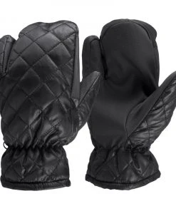 Horze Three-Finger Mittens, Quilted, 31690