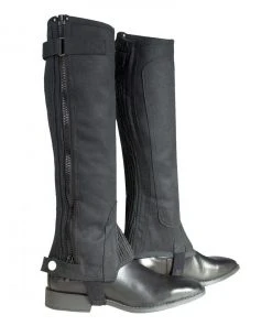 New! Horze Unisex Kid's Ribbed Amara Half Chaps, 37229
