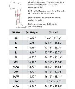 New! Horze Unisex Ribbed Amara Half Chaps, 37234 -Outlet Horze Store 1537311 A8