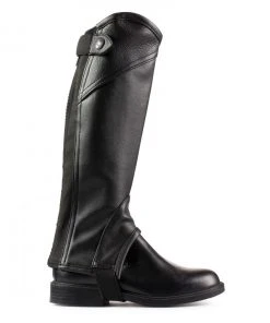 New! Horze Unisex Kid's Leather Chaps, 37271