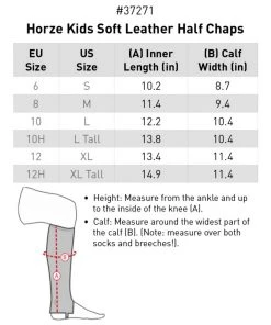 New! Horze Unisex Kid's Leather Chaps, 37271 17 New! Horze Unisex Kid's Leather Chaps, 37271 -Outlet Horze Store 1537333 A7