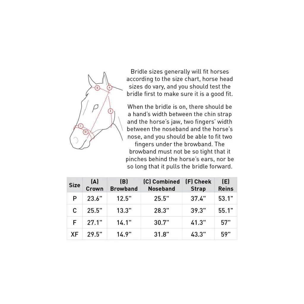 New! Horze Lester Snaffle Bridle, 10019 9 New! Horze Lester Snaffle Bridle, 10019 - Image 7