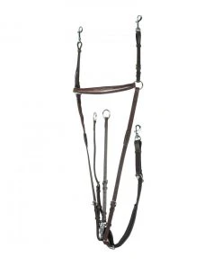 New! Horze Venice Combined Running Martingale/Breastplate, Leather, 10858 -Outlet Horze Store 1550567