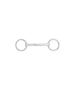New! Horze Mullen Mouth Loose Ring Snaffle Bit, 125mm, 13000
