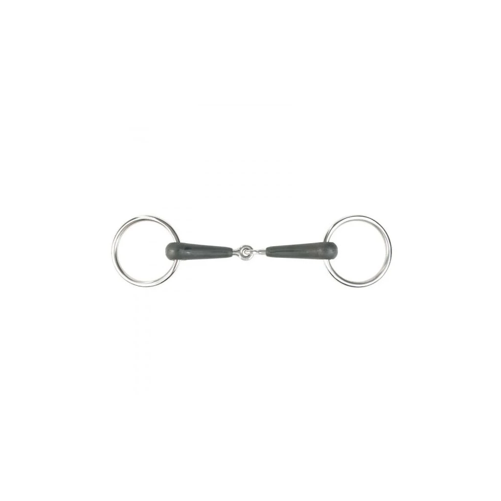 New! Horze Rubber Loose Ring Snaffle Bit, 105mm, 13034 3 New! Horze Rubber Loose Ring Snaffle Bit, 105mm, 13034