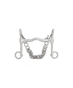 New! Horze Low Port Weymouth Bit, 135mm, 13050