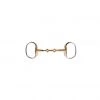 New! Horze Copper Lozenge Link Eggbutt Snaffle Bit, 13057