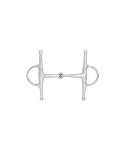 New! Horze Full Cheek Snaffle Bit, 105, 13065