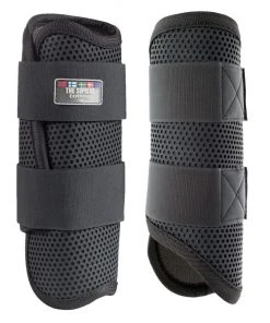 New! Horze Impact Flexi Strike Guard Boots - Front, 19247