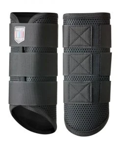 New! Horze Impact Flexi Strike Guard Boots - Rear, 19248