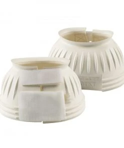 New! Horze Double Closure Ribbed Rubber Bell Boots, 19704 -Outlet Horze Store 1551195