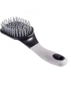New! Horze Soft Grip Brush for Mane And Tail, 26129