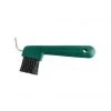 New! Horze Hoof Pick with Brush, Green, 26200 -Outlet Horze Store 1551940