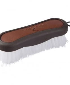 New! Horze Maddox Leather Handle Face Brush, 26224