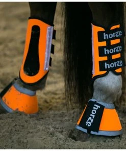 New! Horze Reflective Bell Boots, 29346 -Outlet Horze Store 1552025 A2