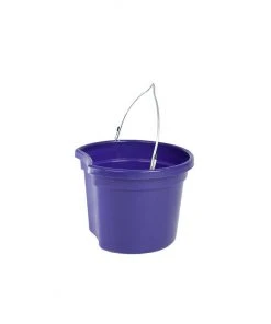 New! Horze Flat Back All Purpose Bucket, 50517, Purple, 50517