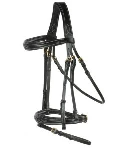 New! Horze Sion Bridle with Reins, 10117-BL-P
