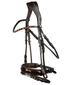 New! Horze Clermont Ergonomic Crystal Bridle, 10121-BL-C -Outlet Horze Store 1729353