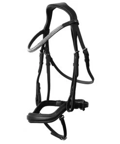 New! Horze Highbury Anatomical Crystal Dressage Bridle, 10154-BL-C -Outlet Horze Store 1729361