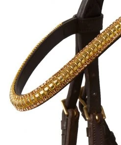 New! Horze Highbury Anatomical Crystal Dressage Bridle, 10154-BL-C -Outlet Horze Store 1729365 A1