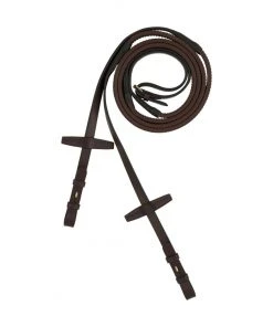 Horze Muswell Rubber Reins, 10704-DBR-P