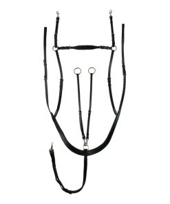 New! Horze Belgravia 5-Point Breastplate Martingale with Running Attachment, 10862-DBR-F -Outlet Horze Store 1729416